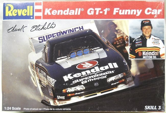 Revell 1/25 Kendall GT-1 Funny Car Chuck Etchells, 7604 plastic model kit